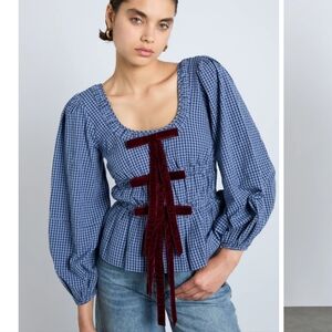 NWT Damson Madder Dakota Blouse In UK 8